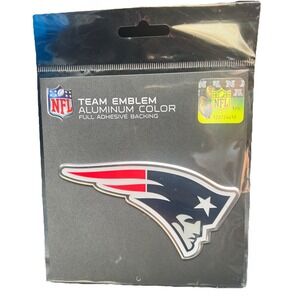 New NFL New England Patriots 3-D Die-Cut Premium Vinyl Decal / Emblem / Sticker